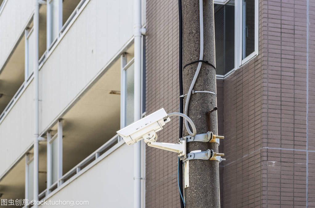 建筑墙体的闭路电视监控